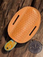 Handmade High-Carbon Steel Rasp Cleaver / Skinner Knife with Custom Sheath