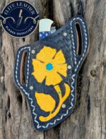 Custom Damascus Folding Knife – USA Flag 🇺🇸